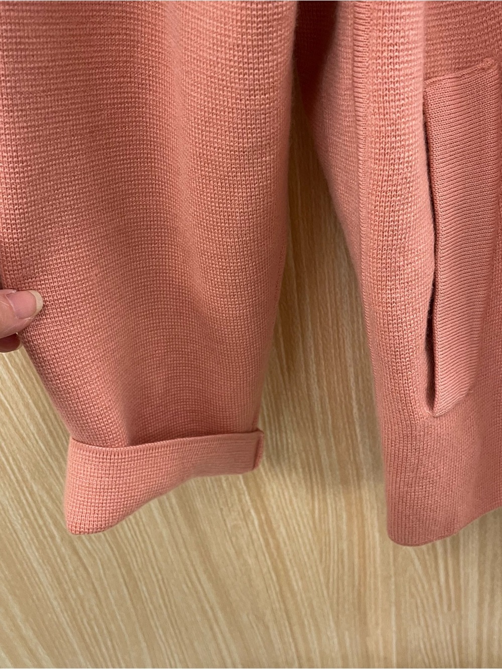 Talbots orange cardigan size 3X - Picture 3 of 7